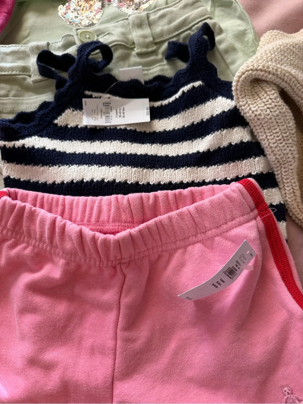 Girls Size 4 Clothing Bundle | H&M + Baby Gap | Pink, Stripes & Everyday Basics